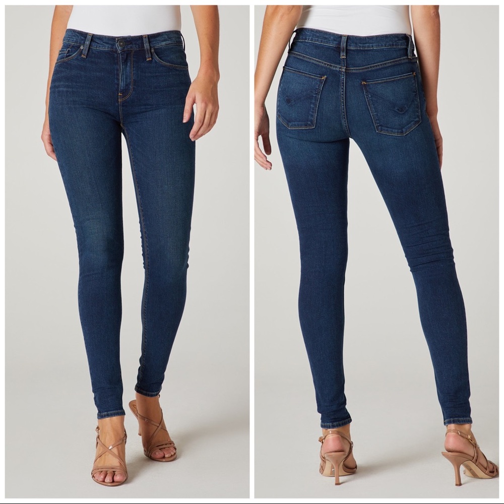 Hudson Nico midrise ankle super skinny jeans